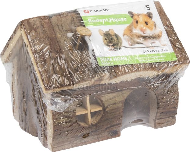 Flamingo Gritty fa rágcsálóház  1 db