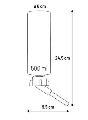 Flamingo itató rágcsálóknak  500 ml