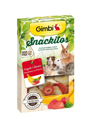 Gimbi Snackitos eper és banán  60 g