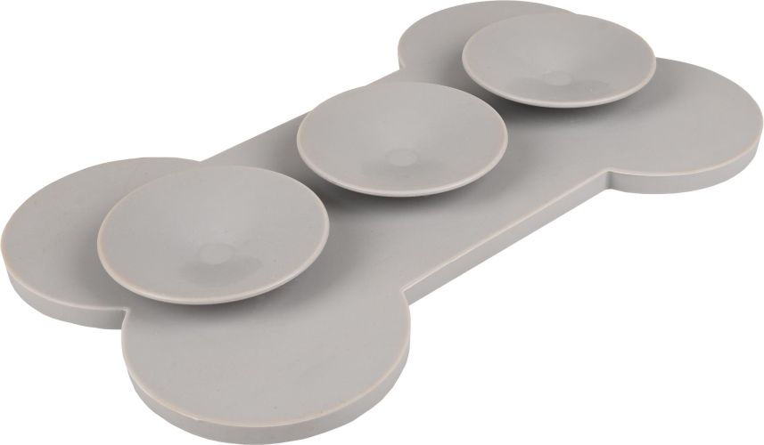 Flamingo Lick Pad - Yummee csont alakú nyalószőnyeg s-es   1 db