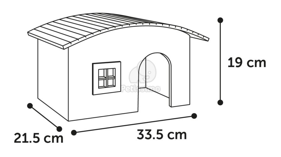 Flamingo Soby fa rágcsálóház s-es   1 db