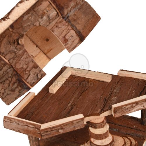 Flamingo Hansy emeletes fa rágcsálóház  1 db