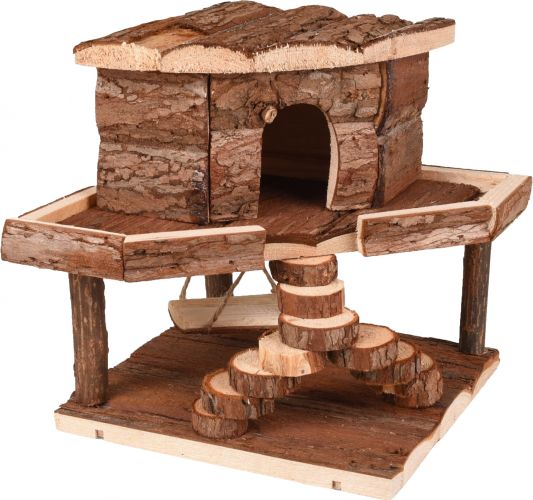 Flamingo Hansy emeletes fa rágcsálóház  1 db