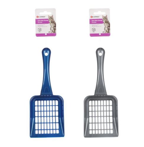 Flamingo alomlapát sűrű lyukú - Scoopy kék / szürke  1 db