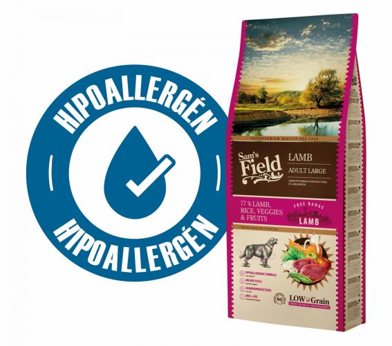 Sam's Field Adult Low Grain Lamb - Large  13 kg