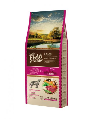 Sam's Field Adult Low Grain Lamb - Large  13 kg