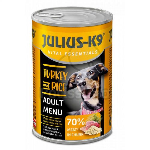 Julius-K9 Vital Essentials Adult Menu - Turkey & Rice  1240 g