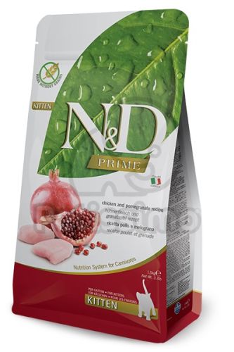 N&D Prime Cat Kitten Chicken & Pomegranate  1.5 kg