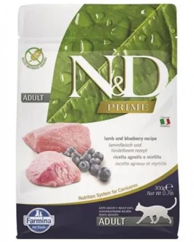 N&D Prime Cat Adult Lamb & Blueberry  300 g