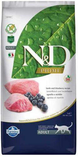 N&D Prime Cat Adult Lamb & Blueberry  10 kg