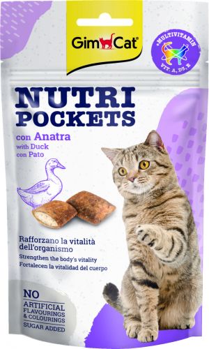 GimCat Nutri Pockets Kacsa  60 g