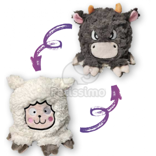 GimDog Double Face - plüss játék  Bárány- 18 cm