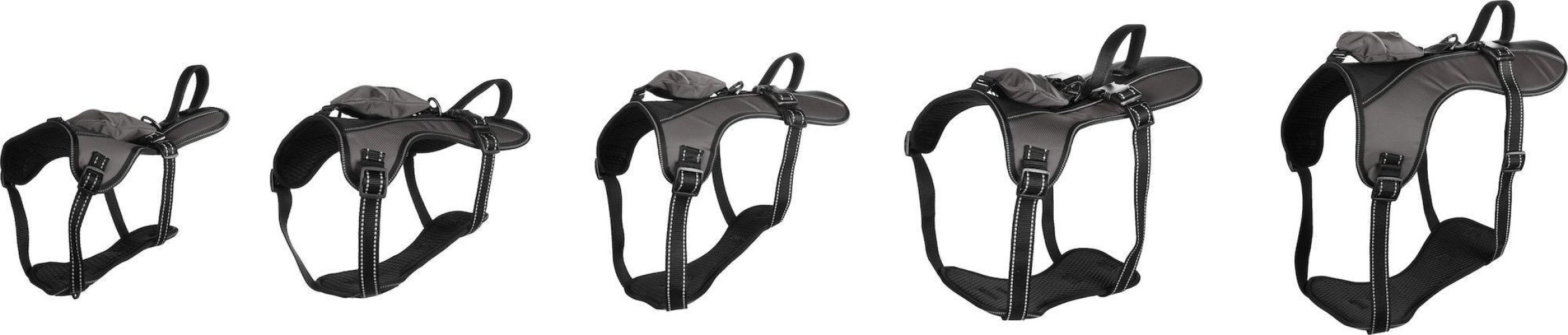 Flamingo Kelso hám - szürke  25-50 cm