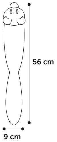 Flamingo Zev - plüss medve, malac  51 cm