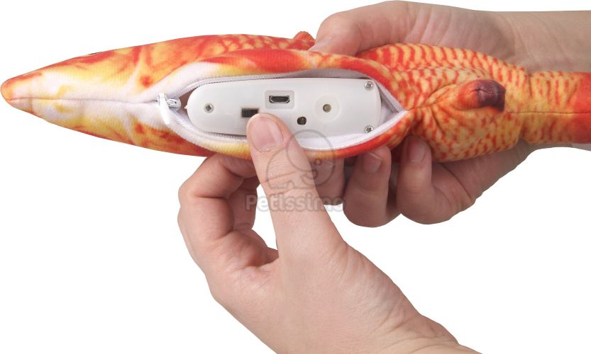 Flamingo elektromos mozgó hal macskajáték  30 cm