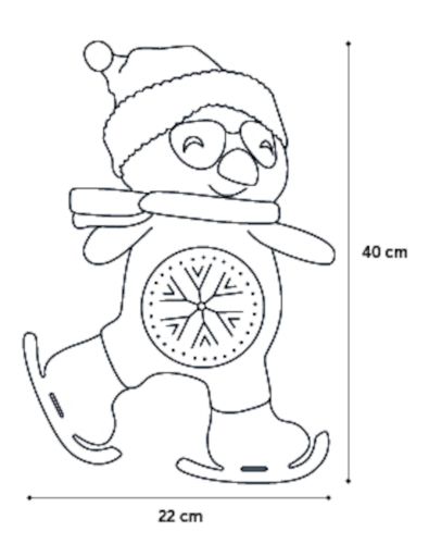 Flamingo Marvy karácsonyi plüssjáték  1 db