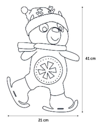 Flamingo Marvy karácsonyi plüssjáték  1 db