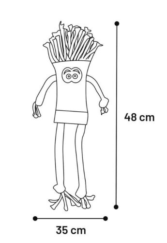 Flamingo kötéljáték  48 cm