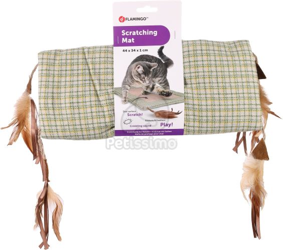 Flamingo bézs kaparómatrac  44x34 cm