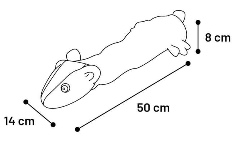 Flamingo Shaky Skunk - plüss borz  50x14 cm