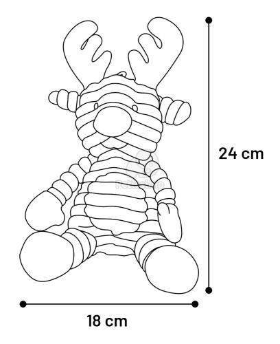 Flamingo karácsonyi plüssjáték  1 db