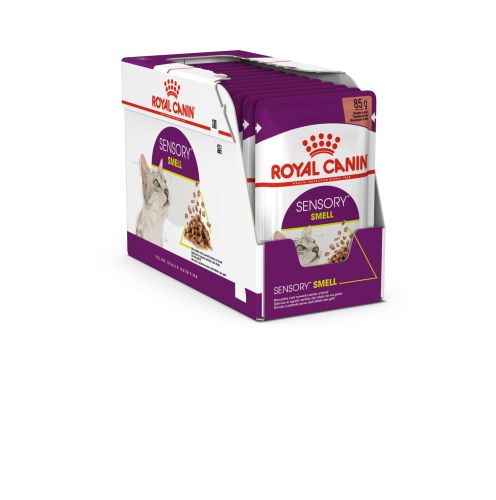 Royal Canin Sensory Smell - szószos nedves táp felnőtt macskák részére 12 x  85 g