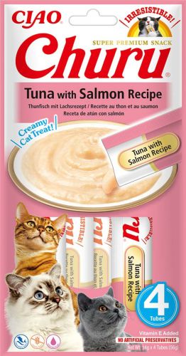 Inaba Cat Churu Püré - tonhal lazaccal 4 x  14 g