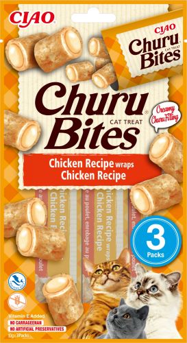 Inaba Cat Churu Bites - csirke 3 x  10 g