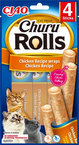 Inaba Cat Churu Rolls - csirke 4 x  10 g