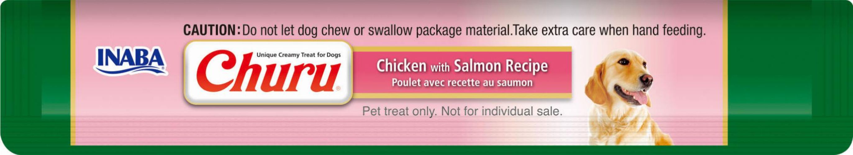 Inaba Dog Churu Püré - csirke-lazac 8 x  20 g