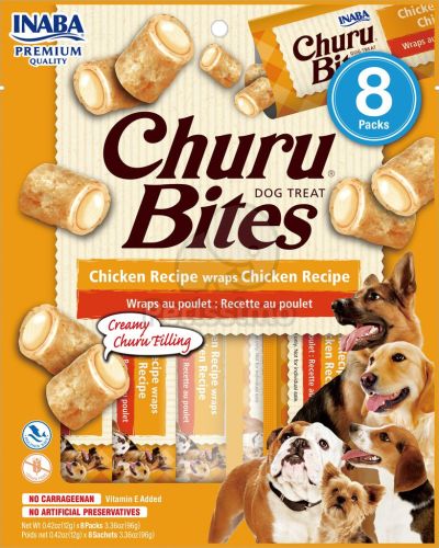 Inaba Dog Churu Bites - csirke 8 x  12 g
