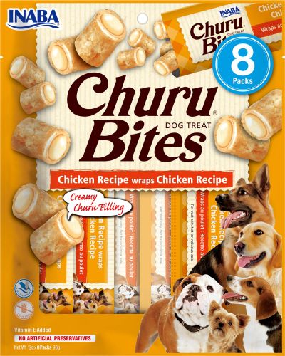 Inaba Dog Churu Bites - csirke 8 x  12 g