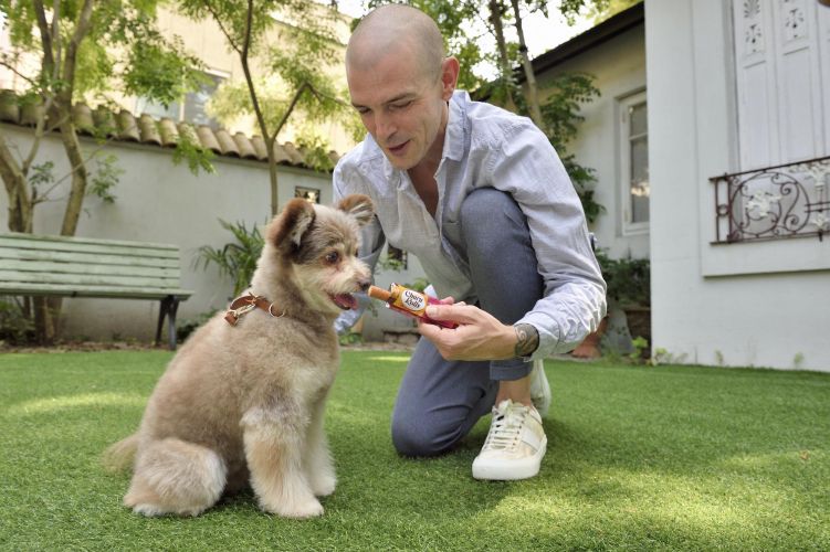 Inaba Dog Churu Bites - csirké, sajtos 8 x  12 g