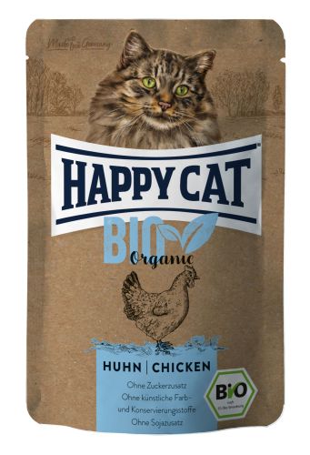 Happy Cat Bio Organic alutasakos eledel - Baromfi  85 g