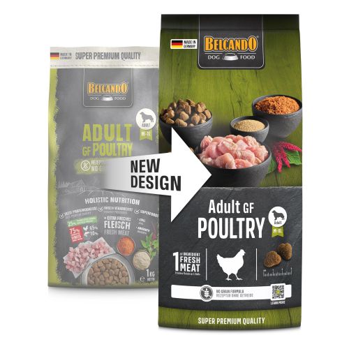 Belcando Adult Grain-Free Poultry - gabonamentes száraztáp baromfihússal  22.5 kg