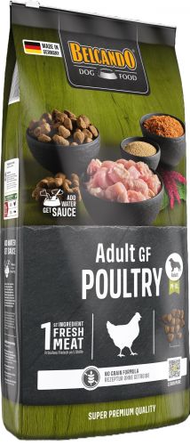Belcando Adult Grain-Free Poultry - gabonamentes száraztáp baromfihússal  22.5 kg