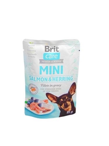 Brit Care Mini Fillets in Gravy - Salmon & Herring  85 g