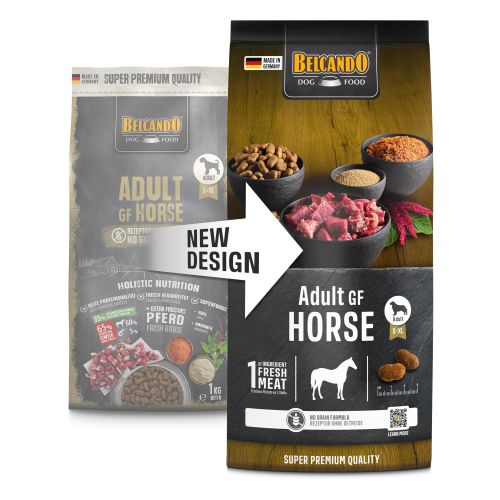 Belcando Adult Grain-Free Horse - gabonamentes száraztáp lóhússal  4 kg