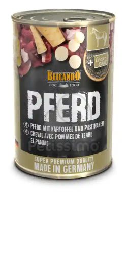 Belcando lóhús konzerv burgonyával és paszternákkal  400 g