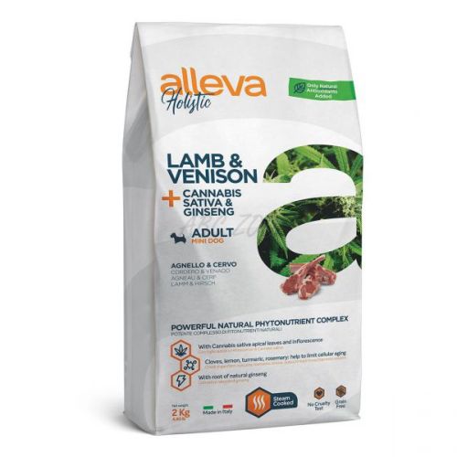 Alleva Holistic Adult Mini Dog Lamb & Venison  2 kg