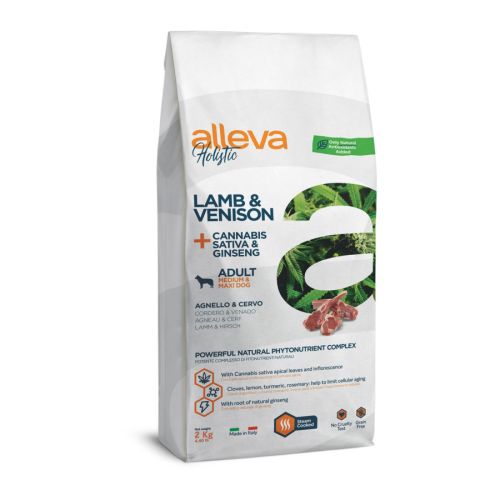 Alleva Holistic Adult Medium/Maxi Dog Lamb & Venison  2 kg