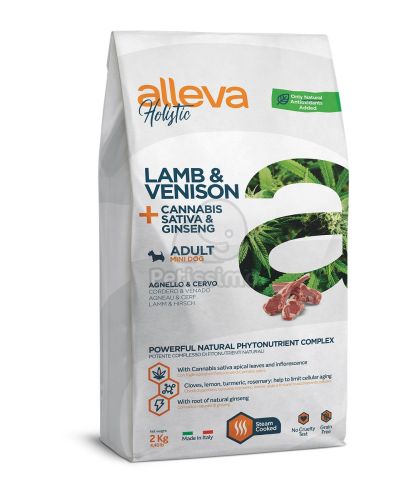 Alleva Holistic Adult Mini Dog Lamb & Venison  12 kg