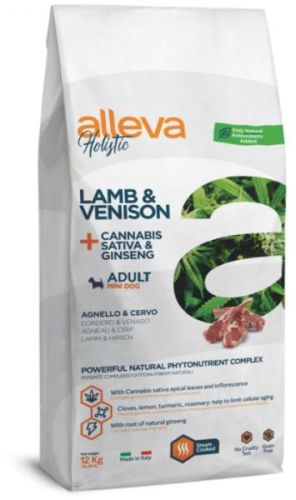 Alleva Holistic Adult Mini Dog Lamb & Venison  12 kg