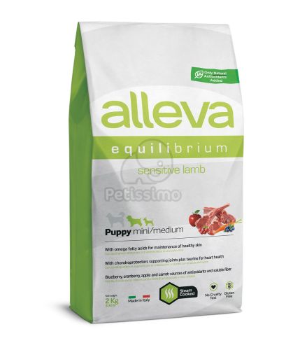 Alleva Equilibrium Puppy Mini/Medium Sensitive - bárány  2 kg