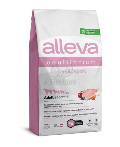 Alleva Equilibrium Adult Dog Sensitive - sertés  2 kg