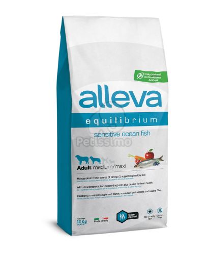 Alleva Equilibrium Adult Medium/Maxi Dog Sensitive - hal  12 kg