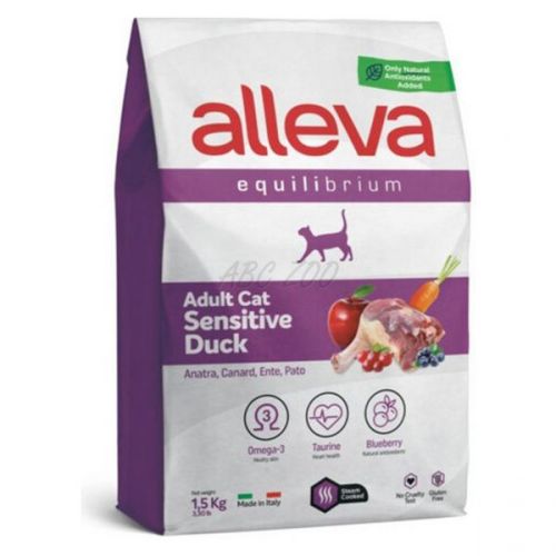 Alleva Equilibrium Adult Cat Sensitive - kacsa  1.5 kg