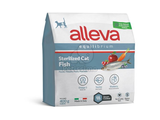 Alleva Equilibrium Sterilized Cat - hal  1.5 kg