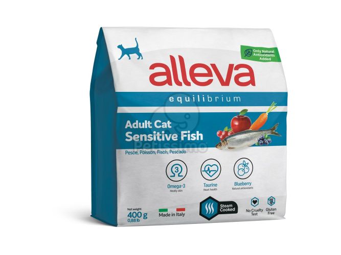 Alleva Equilibrium Adult Cat Sensitive - hal  10 kg