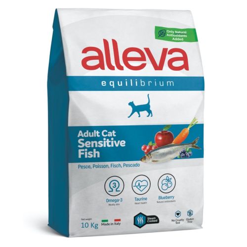 Alleva Equilibrium Adult Cat Sensitive - hal  10 kg
